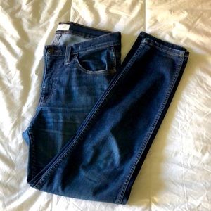 Madewell high riser skinny crop